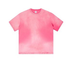 T-shirts pour hommes en coton 100% uni, délavés à l'acide, nouveau design, qualité supérieure, fabriqués avec de bons matériaux, vente en gros - Product Image 1