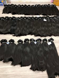 Vente en gros de paquets de cheveux d'usine trame naturelle soyeuse lisse facile à faire des perruques extension de cheveux bruts vietnamiens - Product Image 4