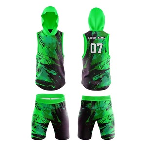 Ensemble uniforme de football américain 7 contre 7 toutes tailles, avec nom et numéros d'équipe, en toutes couleurs, pour matchs 7v7. - Product Image 1