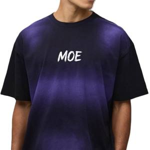 Camisetas de Algodón de Corte Holgado para Hombre, Estilo Urbano, Manga Corta, Cuello Redondo, Impresión de Logotipo Personalizado, Proveedor de Ropa de Alta Calidad - Product Image 3