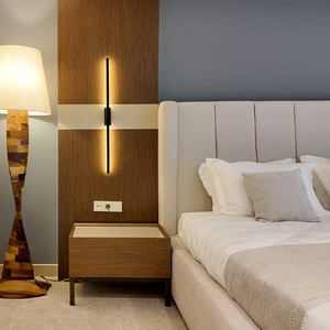 Ensemble de meubles d'hôtel Berfa modernes, écologiques et durables en panneaux de bois, avec rangement dissimulé et porte en verre dépoli, pour usage commercial, Kayseri - Product Image 6