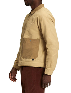 Chaqueta de Lona Clásica para Hombre, Diseño Personalizado, Cierre con Botones, Logotipo Frontal, Color Personalizado, Manga Larga, Ligera, Resistente al Viento - Product Image 3