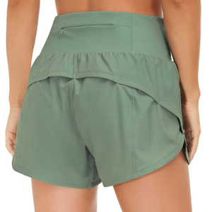 Wholesale Custom Ladies Shorts Fitness Short Polyester Cotton Customizable Logo <b>Sticker</b> Color Pattern Design Women's Shorts - Product Image 3