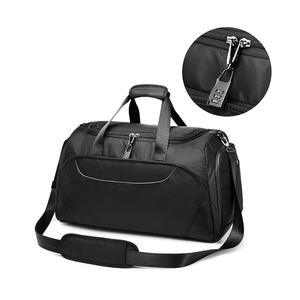 Sac de sport portable OEM pour hommes, idéal pour le basketball, le football, le volleyball, le rugby, avec compartiment de rangement pour chaussures et sangle. - Product Image 4