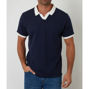 Polo personnalisé avec logo, coupe ajustée pour homme, manches courtes, uniforme, polos de golf - Product Image 1