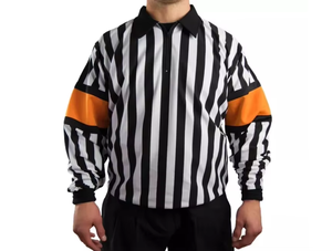 Jersey de Árbitro de Hockey sobre Hielo de Alta Calidad, Personalizado, Transpirable, de Malla de Poliéster, con Impresión por Transferencia de Calor, para Hombre, para Alta Intensidad - Product Image 5