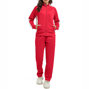 Survêtements à séchage rapide pour femmes, ensembles de survêtements de course 2 pièces pour femmes, survêtements zippés pour femmes, ensembles de survêtements 2 pièces pour femmes - Product Image 3