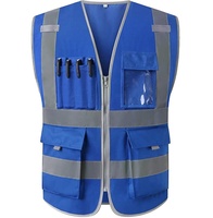 Chaleco de Seguridad Clase 2 para Trabajadores, Chaqueta Reflectante de Alta Visibilidad, Impermeable, con LED Intermitente, Personalizable para Trabajadores Masculinos, Seguridad Vial