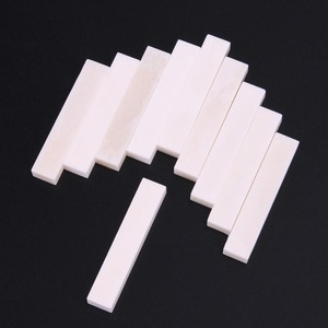 Ébauches de nut et de selle de guitare en os de buffle écologiques ILAHI, polies, carrées, de haute qualité - Product Image 4