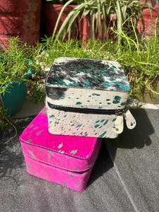 กล่องเครื่องประดับหนังขนโลหะแบบซ่อนทำมือสไตล์ตะวันตกใหม่กล่องเครื่องประดับเดินทางน่ารักอุปกรณ์จัดเก็บข้อมูลน้อยที่สุด - Product Image 2