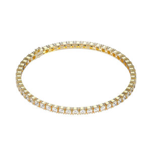 Luxury Style Glosbe & Co 18K White <b>Gold</b> <b>Bangles</b> Everyday Wear for Viet Nam Natural Diamond Tennis Bracelet 2.2mm - Product Image 4