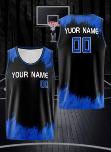 Maillots de basket-ball DIY pour hommes, débardeurs personnalisés avec nom et numéro, t-shirts imprimés en 3D, uniforme d'équipe, vêtements de sport amples pour l'été - Product Image 5