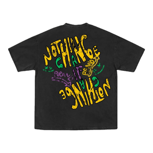 Unisex Men's Hip Hop Baggy Summer Breathable Plus Size T-shirt with Front Custom Logo Short Sleeve O-Neck 100% Cotton - Product Image 4