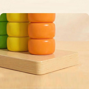 Wooden Counting Abacus Toy With Colorful Stacking <b>Rings</b> Educational Math Learning Puzzle For <b>Kids</b> Early Skill Development - Product Image 4