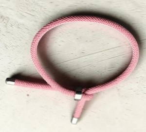 Minimalist Rope Bracelet Adjustable Cord Bracelet for <b>Men</b> Women Stainless Steel Simple Couple Gift - Product Image 1