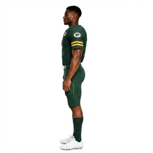 Custom <b>Retro</b> American <b>Football</b> Uniform 100% Polyester Mesh 1970s Throwback Style Mens Varsity Sports OEM Manufacturer - Product Image 3