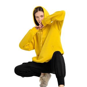 เสื้อฮู้ดผู้หญิงผ้าฝ้ายฟลีซสำหรับฤดูหนาว แขนยาว ทรงเข้ารูป สไตล์ลำลอง ขายส่งราคาถูก - Product Image 4