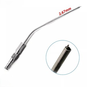 Juego de 5 piezas de tubo de succión Frazier de acero inoxidable alemán mejor valorado al por mayor para cirugías básicas o generales. (2mm a 3,33mm) - Product Image 3