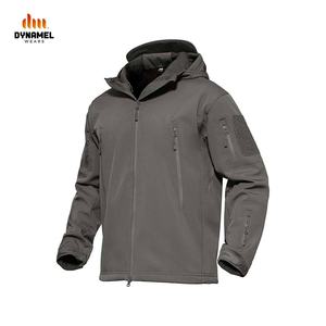 Men's Waterproof Warm Woolen Nonwoven Finished Softshell Jacket Zipper Closure Reversible Design Outdoor <b>Running</b> Hooded Formal - Product Image 4