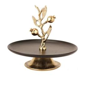 Soporte multifuncional de madera de diseño de lujo para servir pasteles y frutas, con acabado natural, decorativo, para uso doméstico y hotelero. - Product Image 1