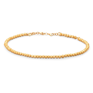 18K Gold Plated Matte Golden Pearls Hip Chain Adjustable Belly Waist Body Jewelry - Product Image 2