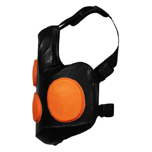 Men Women's PU Leather Training Performance Chest Guard for Boxing & Martial Arts-Durable Protective Athletic <b>Padding</b> - Product Image 4