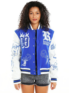 Veste universitaire personnalisée haut de gamme pour femme, brodée, style baseball, respirante, décontractée, streetwear, mode - Product Image 1