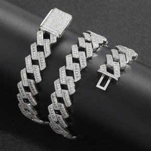Luxury Gold Plated Diamond Hip Hop Cuban Link <b>Chain</b> with CZ Stones for <b>Rappers</b> Fashion Jewelry Wholesale Gift Available for Sale - Product Image 4