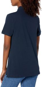 T-shirt décontracté en jersey tricoté respirant à manches courtes de couleur unie pour femme - Product Image 6