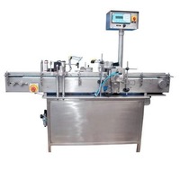 Machine d'étiquetage automatique de flacons et bouteilles, fournisseur indien, haute vitesse, applicateur d'étiquettes autocollantes, équipement à vendre