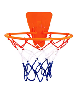 Orange <b>Door</b> Mount Basketball Hoop with <b>Net</b> and Ball Size 7 Indoor Training Toy for Kids and Adults - Product Image 4