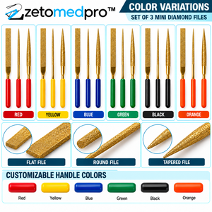 ชุดคีมเพชรขนาดเล็ก 3 ชิ้น รูปทรงผสม วัสดุสแตนเลส ด้ามจับ PVC สีทองแบบกำหนดเอง เครื่องมือทำเครื่องประดับ ZETOMEDPRO - Product Image 6