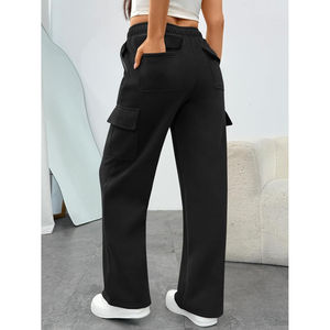 Pantalones Cargo Anchos Personalizados para Mujer, Estilo Jogger, Corte Recto, para Otoño, Trabajo, Viajes, 2025 - Product Image 2