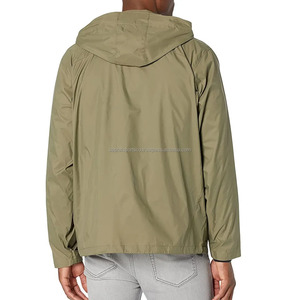 Chaquetas cortavientos finas con capucha de poliéster/algodón hechas a medida de alta calidad, venta al por mayor, estilo Reversible impermeable para invierno - Product Image 5