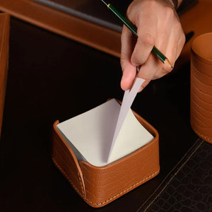 ที่ใส่เอกสารหนังสีน้ำตาล ที่ใส่เอกสารสเตอร์ลิงสีเขียว - Product Image 5
