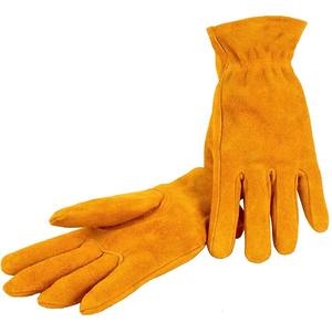 Low MOQ High Quality Cheap Work Gloves Good Quality Knitted Leather Working Gloves - Product Image 5