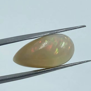 Ópalo Etíope Natural Transparente, Corte Pera, 9.86 Quilates, 11x21 mm - Product Image 1