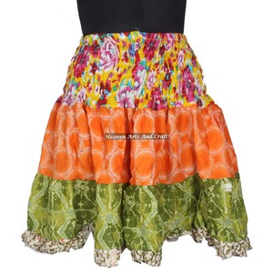 Gypsy Indian Mini <b>Skirt</b> <b>Patchwork</b> Cotton Rara Hippy Boho Print Stylish Summer Festival Wear for Work - Product Image 6