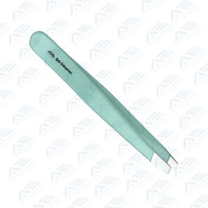 Pinzas para cejas profesionales de acero inoxidable, instrumentos de belleza, cuidado de belleza - Product Image 2