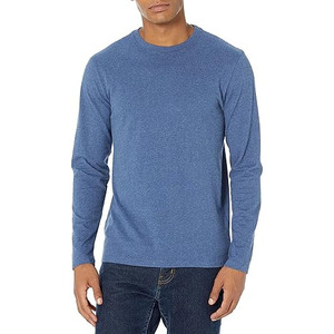 T-shirt unisexe d'été pour homme, personnalisable avec logo, manches longues, vêtement de fitness respirant, haut à manches longues avec logo frontal, grandes tailles - Product Image 3