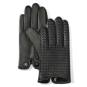 Leather Touchscreen Eco-Friendly Dressing Gloves Fine Quality Factory Made Customized Design Fashionable Style - Product Image 1
