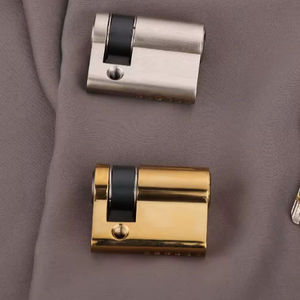 Modern Brass Cabinet Lock Cylinder 70mm Rectangle Shape Durable Furniture Hardware for Cabinet Use - Product Image 1