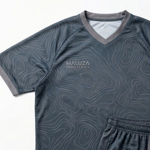 Conjunto de Uniforme de Entrenamiento de Fútbol Personalizado, Jersey Deportivo Transpirable, Pantalones Cortos, Equipación de Fútbol para Equipos, Entrenamiento en Gimnasio, MALUZA INDUSTRIES - Product Image 3