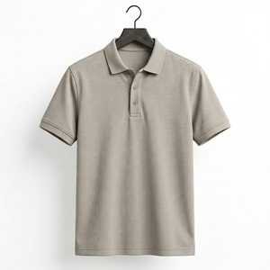 เสื้อโปโลคลาสสิกผู้ชาย ผ้าคอตตอนปิเก้ 220 GSM สวมใส่สบาย ทรงปกติ แขนสั้น เหมาะสำหรับใส่ทำงาน - Product Image 3