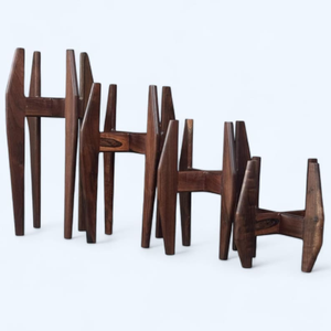 Soporte de Madera Hecho a Mano para Plantas, Moderno Soporte para Macetas de Interior para Sala de Estar, Balcón y Decoración del Hogar - Product Image 6
