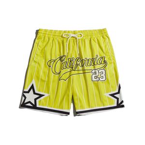 ชุดกางเกงขาสั้นตาข่ายสบายในเมืองพร้อมกระเป๋าคาดเอวยืดและวัสดุโพลีเอสเตอร์คุณภาพสูงเหมาะสําหรับกางเกงขาสั้นสไตล์สตรีท - Product Image 1