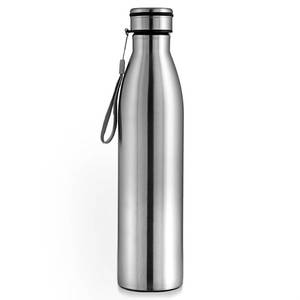 Bouteille d'eau en acier inoxydable avec revêtement en silicone sans BPA, poignée mate, gobelet isotherme sport, gourde métallique écologique pour l'extérieur - Product Image 2