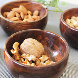 ชามไม้มะม่วงธรรมชาติงานแฮนด์เมดชิ้นส่วนตกแต่งตามสั่งสำหรับสลัดผลไม้เสิร์ฟอาหารเชื่อถือได้สินค้าจากโรงงาน - Product Image 6