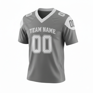 Uniforme de Fútbol Americano Sublimado Personalizado, Transpirable, Conjunto de Camiseta y Pantalones Cortos, Logotipo Frontal, 100% Poliéster, Antibacterial, Secado Rápido - Product Image 3