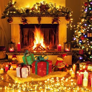 Luces de Navidad LED60 de Plástico ABS, Luz Blanca Cálida, Juego de Tres Piezas en Tela de Cebolla para Cajas de Regalo Navideñas - Product Image 5